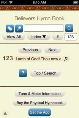 Believers Hymn Book android App screenshot 3